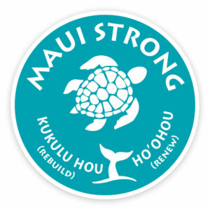 Maui Strong decals