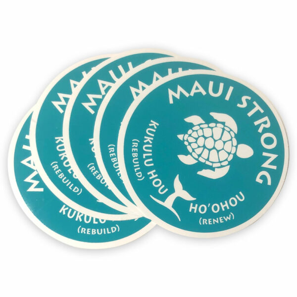 Maui Strong decals